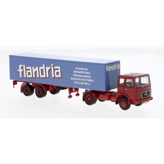 Brekina 78164 - 1:87 MAN F7 Koffersattelzug Flandria