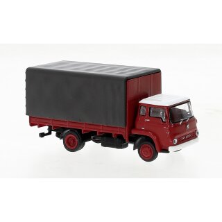 Brekina 35907 - 1:87 Bedford TK Pritsche/Plane rot