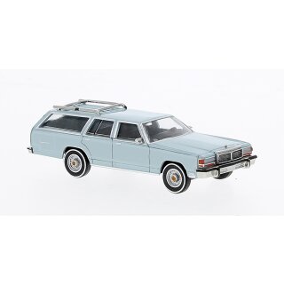 Brekina 19631 - 1:87 Ford LTD Country Squire in blau