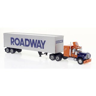 Brekina 85813 - 1:87 Mack RS Koffersattelzug Roadway