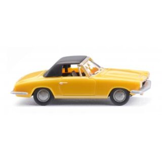 Wiking 18748 - 1:87 BMW 1600 GT Cabrio (geschlossen) - gelb