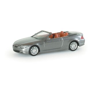 Herpa 033244 - 1:87 BMW 6er Cabrio, metallic