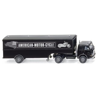 Wiking 51316 - 1:87 US Koffersattelzug "American-Motor-Cycle"