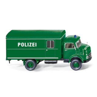 Wiking 86414 - 1:87 MB L 710 Koffer-LKW "Polizei Deutschland"