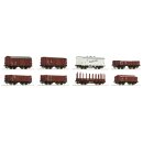 ROCO 67127 - Spur H0 DR G&uuml;terwagen 8er-Set Ep.III...