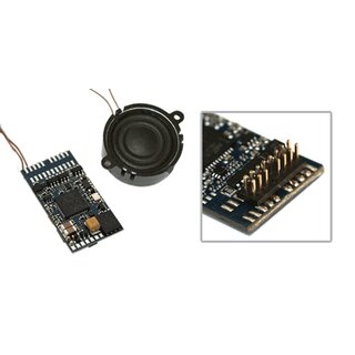 ESU 66498 - Sound-Decoder LokSound V4.0 M4 "Universalgeräusch zum Selbstprogrammieren", PluX16, Spurweite: 0, H0