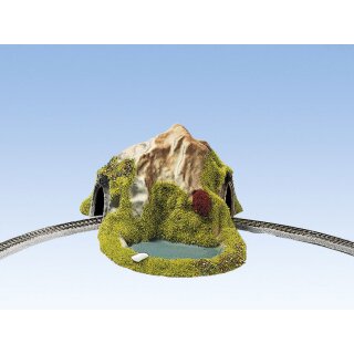 Noch 44670 - Spur Z Tunnel 1-gleisig, gebogen, 17 x 13 cm