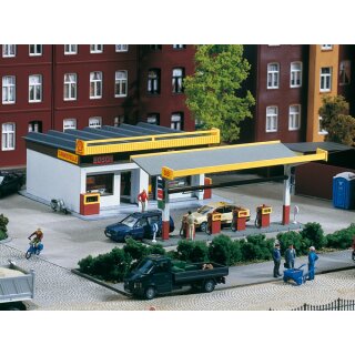 Auhagen 11340 - 1:87 Tankstelle 130 x 105 x 60 mm, 130 x 20 x 60 mm