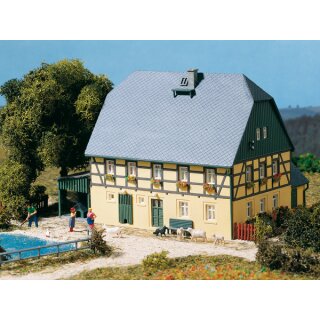 Auhagen 11359 - 1:87 Großes Bauernhaus mit Stall und Schauer 160 x 122 x 115 mm