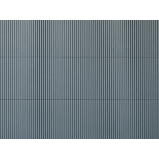 Auhagen 52231 - 1:120 bis 1:87 2 Wellblechplatten grau Strukturfläche 10 x 20 cm