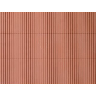 Auhagen 52232 - 1:120 bis 1:87 2 Trapezblechplatten rotbraun Strukturfläche 10 x 20 cm