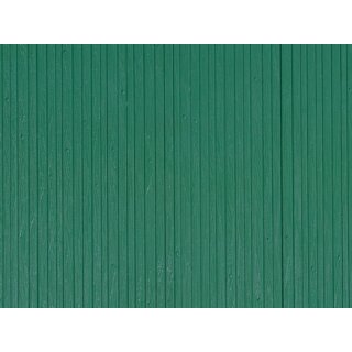 Auhagen 52419 - 1:120 bis 1:87 1 Bretterwandplatte grün lose Strukturfläche 10 x 20 cm