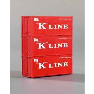 Piko 56220 - Spur H0 Container 3er-Set 20 K-Line   *VKL2*