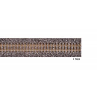 Tillig 86711 - Spur H0 Gleisbettung Flex-Gleis dunkel (braun), Länge 700 mm   *VKL2*