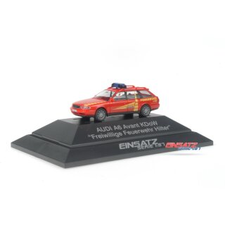 Rietze 50952 - 1:87 Audi A6 C5 Avant Feuerwehr Hilter