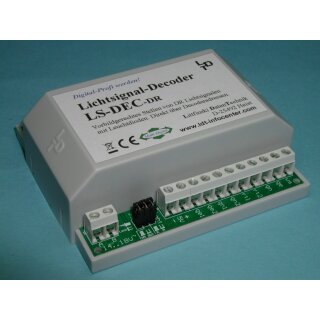 LDT 516013 - LS-DEC-DR-G als Fertiggerät im Gehäuse: 4fach Lichtsignal-Decoder für bis zu 4 LED-bestückte DR-Signale.