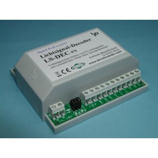 LDT 510213 - LS-DEC-FS-G als Fertiggerät im Gehäuse: 4fach Lichtsignal-Decoder für bis zu vier 3- bis 4-begriffige oder bis zu zwei 11-begriffige FS-Signale.