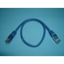 LDT 000130 - Kabel Patch 0,5m: Verbindungskabel 0,5m f&uuml;r s88-Verbindungen nach s88-N mit 2 RJ-45 Steckern, Kabel blau, geschirmt.