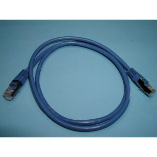 LDT 000131 - Kabel Patch 1m: Verbindungskabel 1m für s88-Verbindungen nach s88-N mit 2 RJ-45 Steckern, Kabel blau, geschirmt.