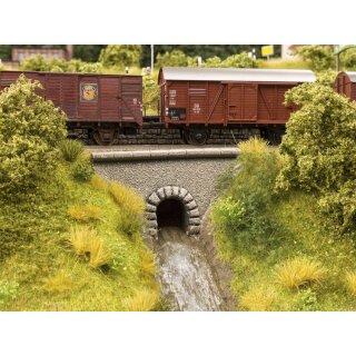 Noch 58296 - Spur H0 Wasserdurchlass “Tunnel” 2 Stück, 8 x 4,3 cm