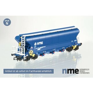 NME 204604 - Spur N VTG Getreidewagen Tagnpps 102m³, blau, VTG, 5. Betriebsnr. 0764 297-8 Ep.6
