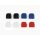 Herpa 052214 - 1:87 Standklimaanlage (2x rot / 2x weiß / 2x blau / 2x schwarz)