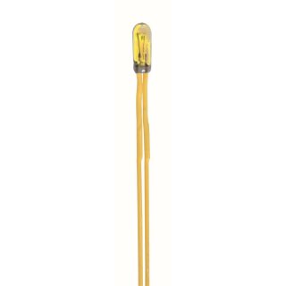 Viessmann 3501 - Glühlampen gelb T3/4, Ø 2,3 mm, 12 V, 50 mA, 2 Kabel, 2 Stück