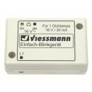 Viessmann 5035 - Spur N Einfach-Blinkelektronik mit blauer Gl&uuml;hlampe