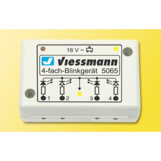 Viessmann 5065 - Vierfach-Blinkelektronik für Andreaskreuze