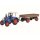 Kibri 12232 - Spur H0 LANZ Traktor mit Gummiradwagen