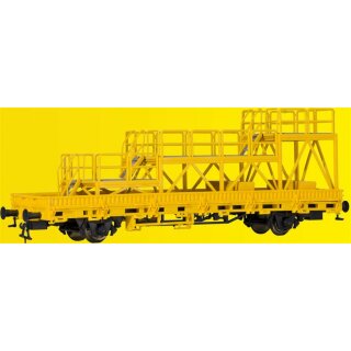 Kibri 26262 - Spur H0 Niederbordwagen mit Arbeitsbühne GleisBau, Fertigmodell