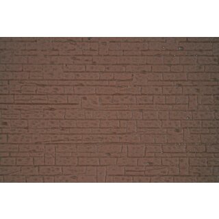 Kibri 34119 - Spur H0 Mauerplatte mit Abdecksteinen groß, ca. L 20 x B 12 cm