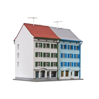 Kibri 36841 - Spur Z Stadthaus mit Ladengeschäft, 2 Stück