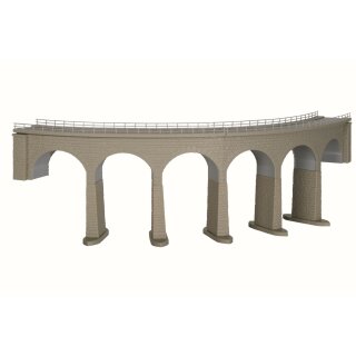 Kibri 37664 - Spur N/Z Semmering-Viadukt mit Eisbrecherfundamenten, gebogen, eingleisig