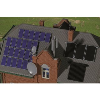 Kibri 38602 - Spur H0 Deko-Set Solar, Röhren, Photovoltaik