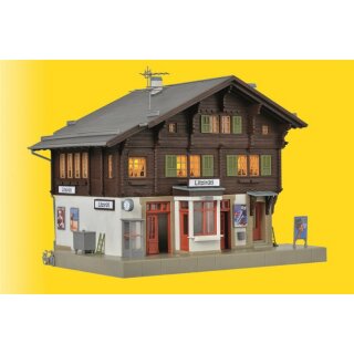 Kibri 39497 - Spur H0 Bahnhof Litzirüti inkl. Hausbeleuchtungs- Startset