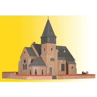 Kibri 39766 - Spur H0 Kirche aus dem Westerwald mit Mauer   *** nur die angegebene Menge zum Aktionspreis lieferbar ***
