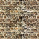 Vollmer 46045 - Spur H0 Mauerplatte Sandstein hellgrau aus Karton, 25 x 12,5 cm, 10 St&uuml;ck