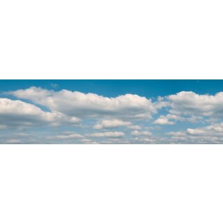 Vollmer 46105 - Hintergrundkulisse Wolken, vierteilig, 266 x 80 cm