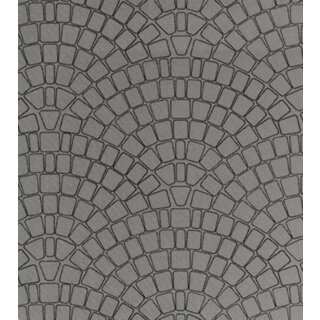 Vollmer 47373 - Spur N Gehwegplatte Kopfsteinpflaster aus Karton, 25 x 12,5 cm, 10 Stück