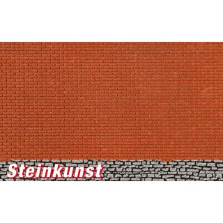 Vollmer 48822 - Spur G Mauerplatte Ziegel aus Steinkunst, gealtert, L 53,5 x B 34 cm