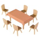 Faller 180442 - Spur H0 4 Tische und 24 Stühle Ep.III