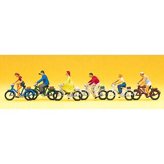 Preiser 10091 - Figurensatz Exklusivserie 1:87 "Radfahrer"