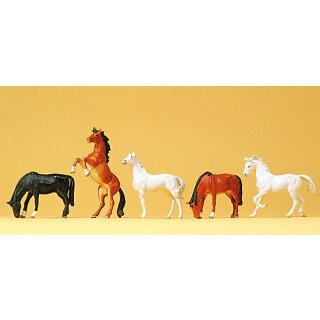 Preiser 10156 - Figurensatz Exklusivserie 1:87 "Pferde"