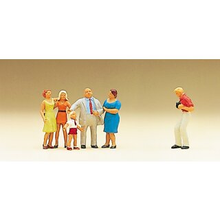 Preiser 10278 - Figurensatz Exklusivserie 1:87 "Familie Krause wird fotografi"