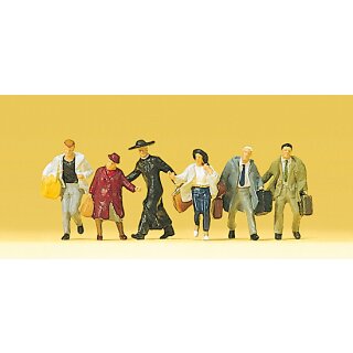 Preiser 10327 - Figurensatz Exklusivserie 1:87 "Laufende Reisende"