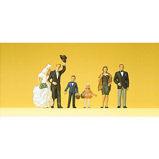 Preiser 10339 - Figurensatz Exklusivserie 1:87 "Brautpaar. Gäste"
