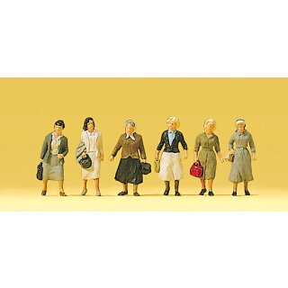 Preiser 10365 - Figurensatz Exklusivserie 1:87 "Pendlerinnen auf dem Weg zur"
