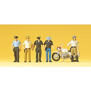 Preiser 10370 - Figurensatz Exklusivserie 1:87 "Polizisten. USA"