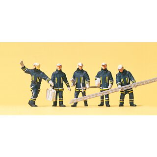 Preiser 10484 - Figurensatz Exklusivserie 1:87 "Feuerwehrmänner in moderner E"